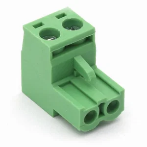 Bornier à vis KFG-2EDGK-5-08-2P, 2 contacts, pas 5.08mm, orientation droite, conforme RoHS