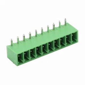KFG Bornier PCB 10 Pôles, Pas de 3.5mm, Angle 90°, THT, 300V 11A