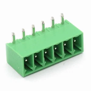 KFG-2EDGR-3.5-6P Bornier Enfichable, 90°, PCB, 6 Pôles, Pas 3.5mm, Vert