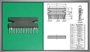 Korea Electronics Semi. KIA6210AH Amplificateur de Puissance 25V 2x19W