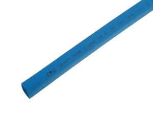 Blue Heat shrink tube KKBL-1-6 -- 1.6mm/0.8mm ratio 2:1