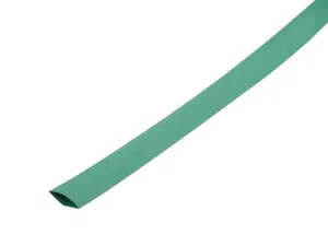 Green Heat shrink tube KKGR-1-6 Div 1.6mm/0.8mm ratio 2:1
