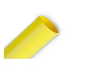 Yellow Heat shrink tube KKYE-6-4 Div 6.4mm/3.2mm ratio 2:1