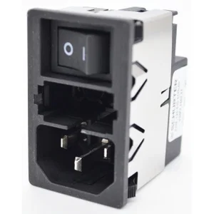 Schurter KMF1-1161-11 Module d'Entrée d'Alimentation Série KMF, 6A 250VAC, Interrupteur Bipolaire, F