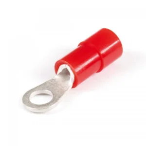 Weitkowitz KR-35100-M3-RED Krimpkous Ringkabelschoen, 0.5-1mm², M3.5, Rood Geïsoleerd