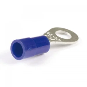 Weitkowitz KR-50250-M5-BL Krimpkous Ringkabelschoen, 1.5-2.5mm², M5, Blauw Geïsoleerd