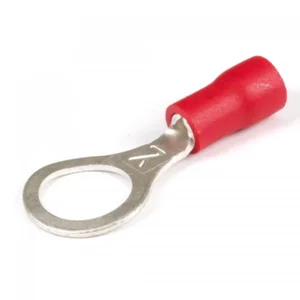 Karson Technology KTL-001-12-00 Krimpkabelschoen Ring, 0.25-1.65mm², Geïsoleerd (Rood)