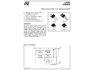 Stmicroelectronics L4940-V85 8.5V 1.5A Régulateur de tension