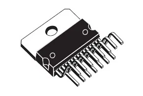 STMicroelectronics L4953G Multifunction Quad Output Voltage Regulator 5V 9.2V 16V Multiwatt15 THT