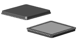 Microchip LAN9513I-JZX Industrial USB 2.0 to 10/100 Ethernet Controller with 3-Port Hub, 64 QFN