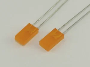 Kingbright LED5-O-5X2-5 Orange 2.5mm LED