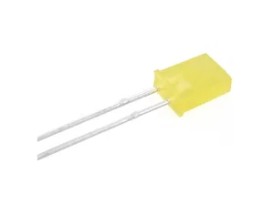 Kingbright LED5-Y-5X2-5 Yellow 2.5mm LED