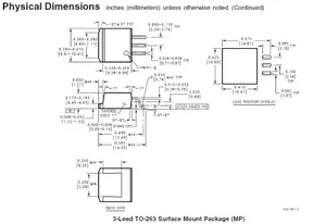 National Semiconductor LM1086CS-3-3-NOPB 3.3V 1.5A Régulateur de tension
