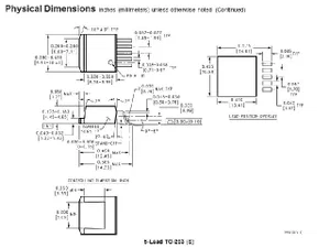 National Semiconductor LM2596S-12 12V 3A Régulateur de tension