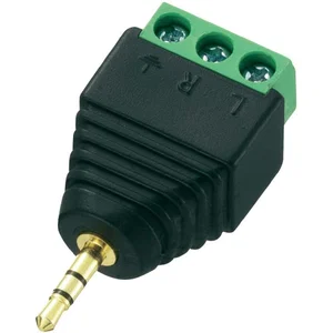 Trucomponents LT-PJ-2-5 Adaptateur Fiche Mâle Jack 2.5mm, Borne à Vis 3 Broches, Montage sur Câble