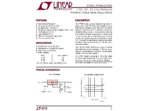 Linear Technology Corp. LT1085CT-3-3 3.3V 3A Régulateur de tension