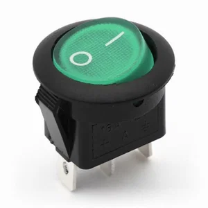 Interrupteur à bascule RPtronics LVSR-12GR SPST 16A 12V
