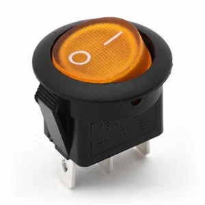 Interrupteur à bascule RPtronics LVSR-12OR SPST 16A 12V