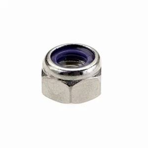 Bossard M3OA Dado Esagonale Autobloccante in Acciaio, DIN 985, ISO 10511, Filettatura M3, Zincato