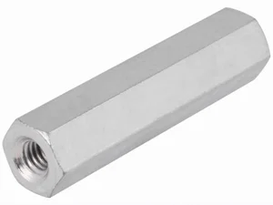 Dremec M5x25mm Hexagonal Steel Spacer, Zinc Plated, Female-Female Thread