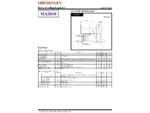 Shindengen Electric MA2810 850V 4A Régulateur de tension