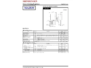 Shindengen Electric MA2830 850V 8A Régulateur de tension