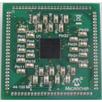 Microchip MA330017 dsPIC33F MC PIM da 44-Pin QFN a 100-Pin (dsPIC33FJ32MC204)