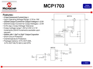 Microchip Technology Inc. MCP1703T-2402E-DB 16V 0.25A Régulateur de tension