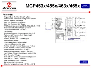 10kOhms Potentiomètre numérique MCP4632T-103E-MF