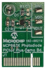 Scheda Demo Microchip MCP6031 Fotodiodo PICtail Plus