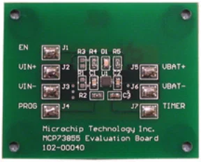 Scheda di valutazione caricabatterie Li-Ion Microchip MCP78355