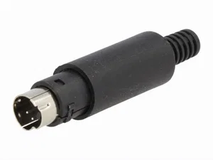 S-VIDEO Male Connector 4 Contacten Kabelmontage Soldeer