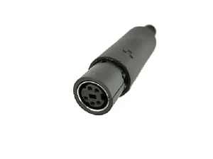 Mini DIN Female Connector 5 Contacten Kabelmontage