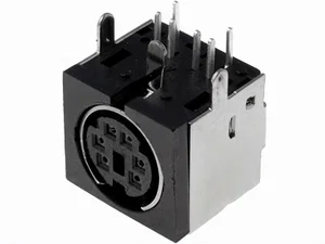 Div PS2 Female Receptacle 6 Contacten THT PCB Montage