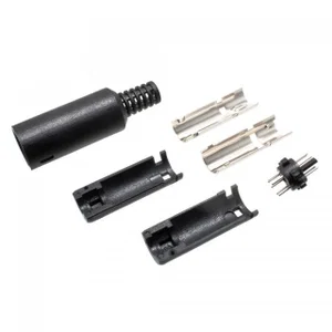 E-tec MDP-006-MA01-AGZ 6-pins Mini DIN Stekker, Recht