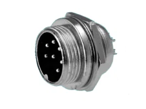 Div MIC337 M16 7-polige PCB Doorsteek Soldeerconnector