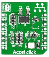 Mikroelektronika MIKROE-1194 Accel Click ADXL345 Accelerometro a 3 Assi mikroBUS