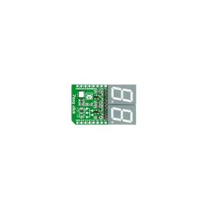 Mikroelektronika MIKROE-1201 7seg Click Display a 7 Segmenti a 2 Cifre con Registri a Scorrimento 74