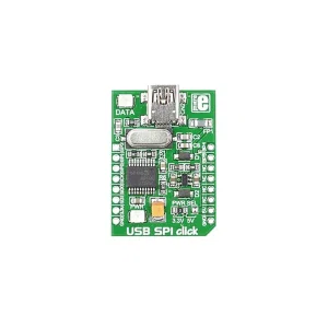 Mikroelektronika MIKROE-1204 USB SPI Click MCP2210 Convertitore di Protocollo USB a SPI
