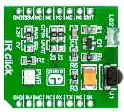 Mikroelektronika MIKROE-1377 IR Click Board, Ricevitore IR TSOP38338, UART