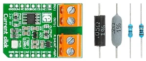 Mikroelektronika MIKROE-1396 Current Click Board, INA196, Sensore di Corrente 2mA-2048mA