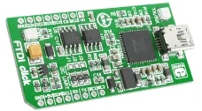 Mikroelektronika MIKROE-1421 FT2232H USB 2.0 Convertitore di Interfaccia Seriale UART/I2C/SPI mikroB