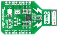 Mikroelektronika MIKROE-1444 Thunder Click Sensore Fulmini AS3935 Antenna MA5532 SPI 3.3V/5V