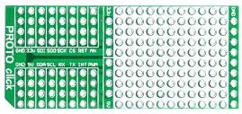 Mikroelektronika MIKROE-1507 Scheda Proto Click Area di Prototipazione 10x11 Compatibile mikroBUS
