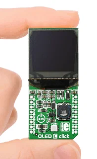 Mikroelektronika MIKROE-1585 OLED C Click Board, Display a Colori 96x96, SPI, 3.3V