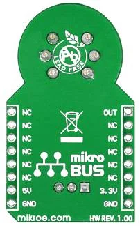 Mikroelektronika MIKROE-1587 MQ-5 Sensore di Gas GPL Click Board, 200-10000 ppm, 5V