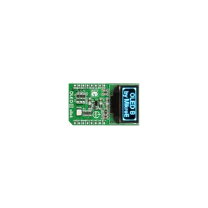 Mikroelektronika MIKROE-1650 SSD1306 Display OLED Blu Click Board, 96x39px, SPI/I2C, 3.3V/5V