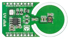 Mikroelektronika MIKROE-1677 ML8511 Sensore di Intensità UV-A/UV-B Click Board, 3.3V