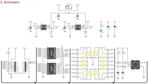 Mikroelektronika MIKROE-1825 Encoder Rotativo Incrementale 15 Impulsi 16 LED Gialli SPI 3.3V/5V