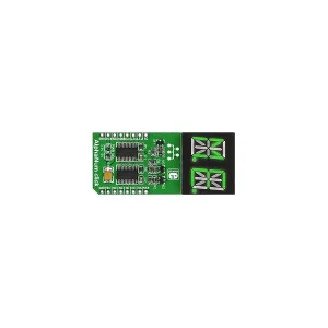 Mikroelektronika MIKROE-1851 AlphaNum Click, Display Verde 14 Segmenti, TLC5926, 3.3V/5V